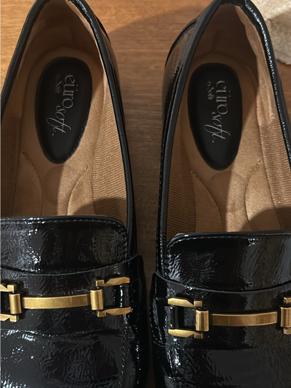 Women’s faux leather loafers